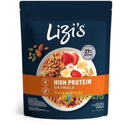 Granola Bogata in Proteine (High Protein) cu Seminte si Nuci 350g