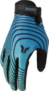 Manusi atv cross Thor Launchmode Identity, culoare albastru negru, marime XL