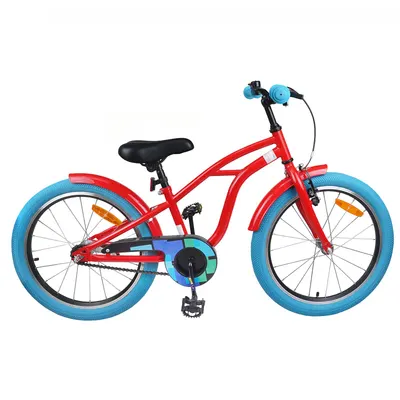 vidaXL Bicicletă pentru Copii 22 Inci pentru 7-12 ani Roșu