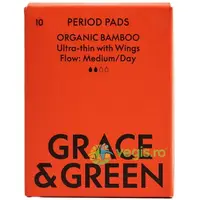 Absorbante din Bambus Organic pentru Zi 10buc
