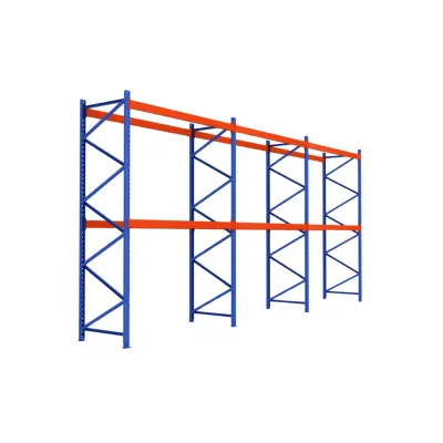 Raft pentru depozitare paleti 5760mm x Adancime 1100mm x Inaltime 3500mm, 3300kg/nivel/18 europaleti