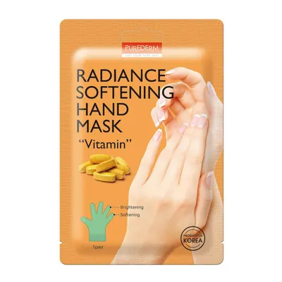 Mască pt mâini - Radiance Softening Hand Mask Vitamin 2x15g - Purederm