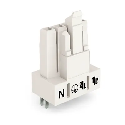Socket for PCBs; straight; 4-pole; Cod. A