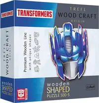 Puzzle din lemn Trefl din 500+5 de piese - Autoboți: Optimus Prime