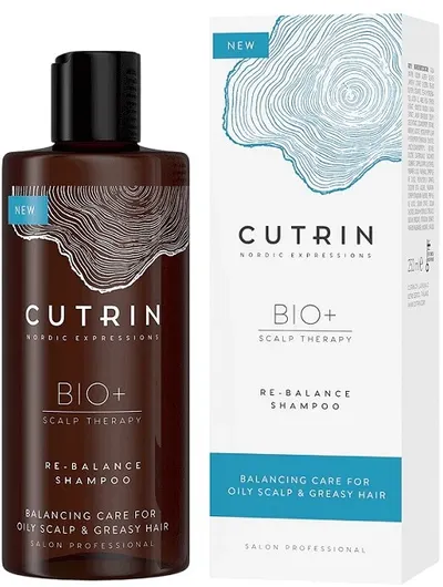 Cutrin Bio+ Șampon bioactiv hidratant pentru păr și scalp gras, 250 ml