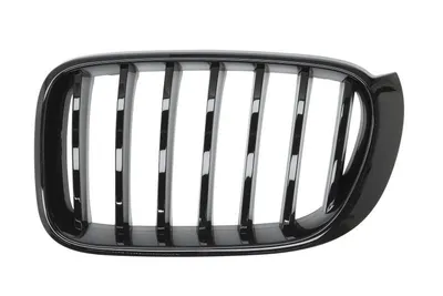 Grila Stanga Fata potrivit BMW X3 F25, X4 F26 2014-2018 - (M-PAKIET; negru lucios)