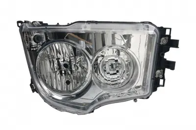 Far dreapta (H1 H7 PY21W W5W, manual, cu lumini zi, culoare interior: crom, culoare semnalizator: transparent) potrivit MERCEDES ANTOS, AROCS 07.12