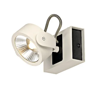 KALU LED 1, 10W, WW, alb/negruperete- & tavan 3000K