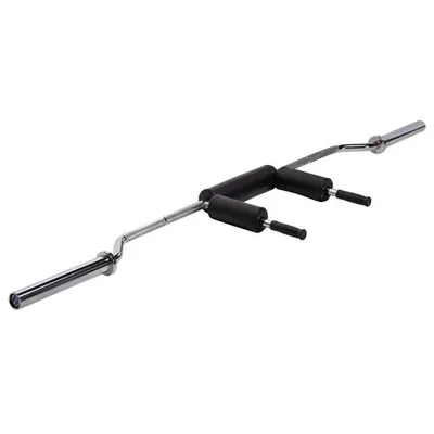 Bară olimpică 2300 mm GOL320 + coliere LOCK JAW BLACK HMS