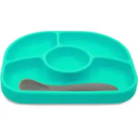 BBLÜV Yümi farfurie compartimentată Aqua 1 buc