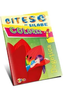 Citesc pe silabe, colorez. Degetica