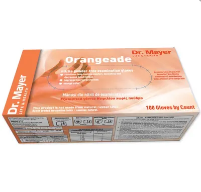 Manusi Examinare Nitril Orangeade Marimea XS Dr. Mayer