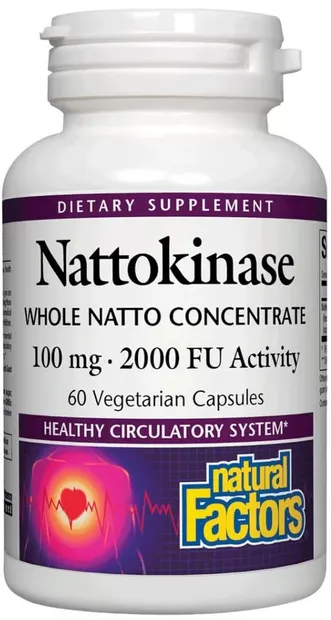 Nattokinase, 100 mg, 60 capsule, Natural Factors