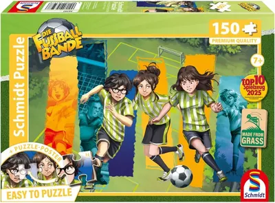 Puzzle Schmidt din 150 piese - Banda de fotbal: O echipă unită