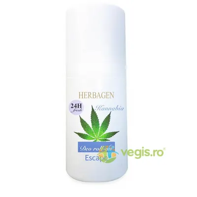 Deodorant Roll-On cu Extract din Seminte de Canepa (Kannabia) Escape 50ml