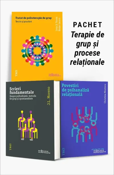 Pachet Terapie de grup și procese relaționale. Tratat de psihoterapie de grup/Scrieri fundamentale/Povestiri de psihanaliză relațională