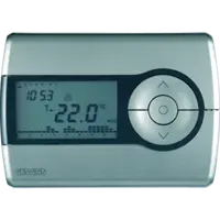 Termostat Crono - Daily/weekly Programming - Battery- Powered - Titanium