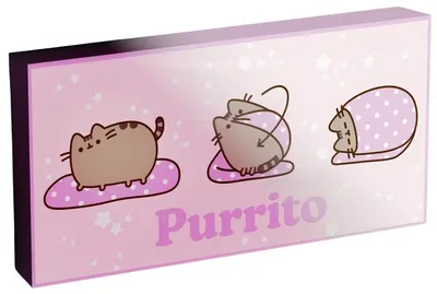 Decorațiune de perete Pyramid Animation: Pusheen - Purrito