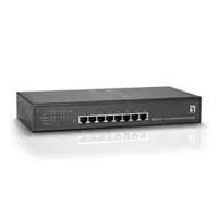 Switch 8xRJ45 10/100/1000 (PoE+), Desktop, 90W