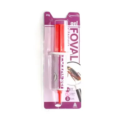 Insecticid Foval Gel, pentru Gandaci, Seringa 20 g