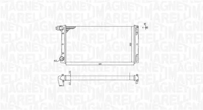 Radiator motor (Manual) potrivit FIAT IDEA, PUNTO, PUNTO HATCHBACK; LANCIA MUSA 1.8 1.9D