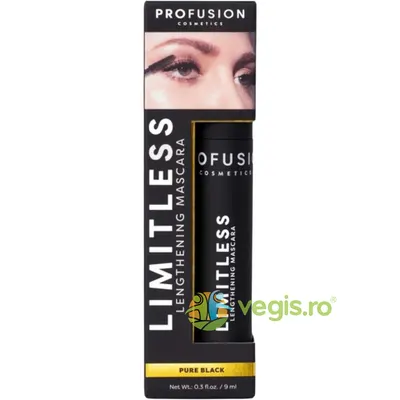 Mascara pentru Alungirea Genelor Limitless Nuanta Pure Black 9ml
