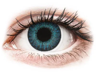 Air Optix Colors - Brilliant Blue - cu dioptrie (2 lentile)