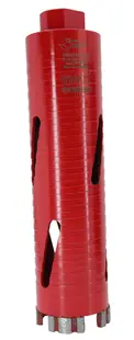 Carota diamantata Super PREMIUM ø52mm x 180mm x M16 pentru gaurire Beton armat, Zidarie, Granit - DXQZ.REDCORE.52