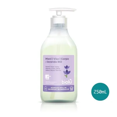 Sapun lichid cu lamaie si lavanda ecologic 250ml Biolu