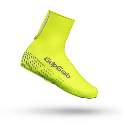 Gripgrab Ride Hi-vis Waterproof Road Shoe Covers Yellow - S - (38-39)