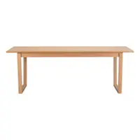 Masă pliantă în decor de stejar Rowico Colonsay, 215 x 96 cm