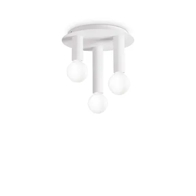 Lampa cu montaj pe tavan Petit pl3 Alb