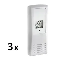 Termo-Higrometru cu 3 senzori wireless TFA