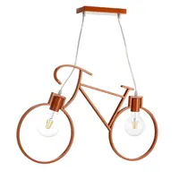 Bicicleta de lampa a Corp de iluminat suspendatului portocaliu
