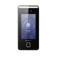 Controler de acces facial biometric IP Hikvision DS-K1T341AMF-S, MF card, amprenta, 100.000 evenimente