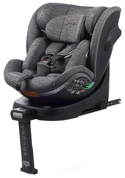 Scaun auto Babyauto - Scudda, 360°, IsoFix, i-Size, 40-150 cm, Grey Dobby