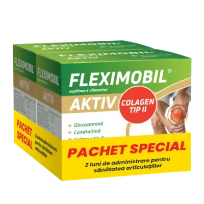 Fleximobil Aktiv, pachet special, Fiterman Pharma | 2 x 60 cps filmate