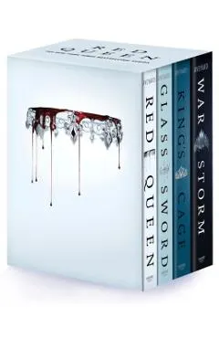 Red Queen 4-Book Paperback Box Set: Red Queen, Glass Sword, King's Cage, War Strom