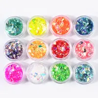Set 12 Decor Unghii NailsUp Paiete si Foite colorate Nail Art 03