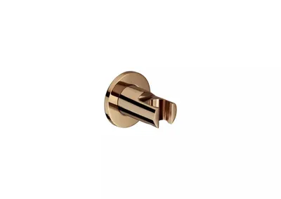 Suport para dus Roca Wall Round A5B1350RG0, aparent, universal, Rose gold lucios