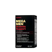 GNC Mega Men Diabetic Support, Multivitamine Pentru Barbati Diabetici | 90 tb