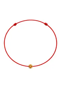 Bratara martisor decorata cu cristal Preciosa - Galben