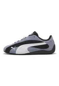 Pantofi sport Speedcat de piele - Alb/Negru/Albastru stins