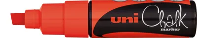Marker creta Uniball - Roșu, 8.0 mm
