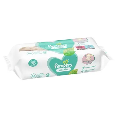 Servetele umede Sensitive, Pampers | 80 buc