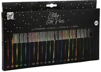 Set de pixuri cu gel și sclipici Craft ID - 24 buc