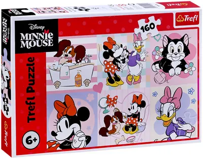 Puzzle Trefl din 160 piese - Ziua colorată a lui Minnie