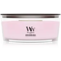 Woodwick Cherry Blossom & Vanilla lumânare parfumată cu fitil din lemn 453.6 g