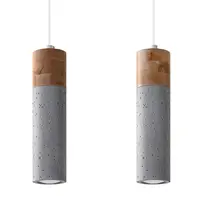 Lampa suspendata ZANE 2 gri
