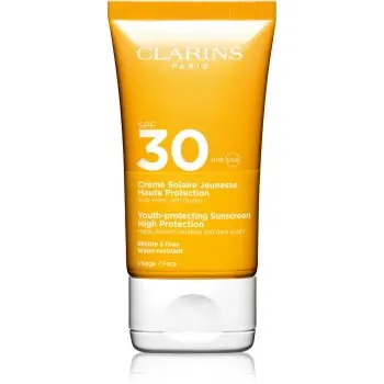 Clarins Youth-Protecting Sunscreen High Protection crema de soare pentru fata SPF 30